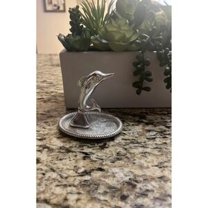 Vintage 1960's Dolphin Ring Holder